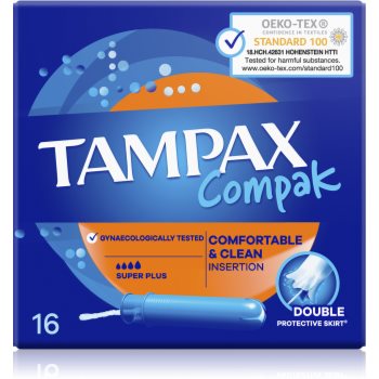 Tampax Compak Super Plus tampoane cu aplicator - imagine 2